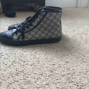Authentic Hi-top Gucci shoes
